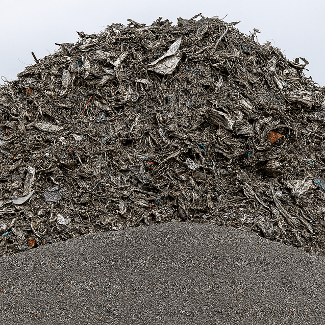 ERS supports scrap yards with integrated and upgraded ASR fines recovery systems designed to maximize copper and aluminum yield from automotive shredder residue.
