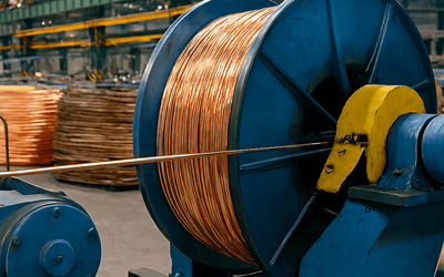 ERS system installed to help wire manufacturers recover copper and aluminum from in-house production scrap, boosting margins and reducing waste.