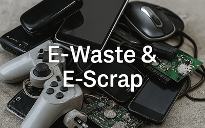 ERS supports processors handling retail e-waste and e-scrap returns, delivering high-efficiency systems to recover copper, aluminum, and trace metals from small electronics.