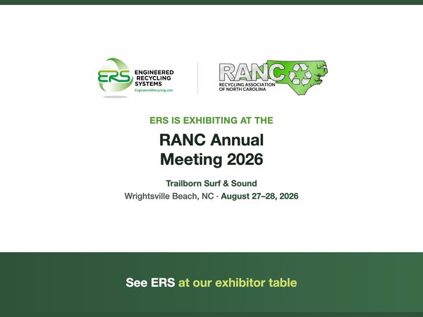 ERS exhibiting at the RANC Annual Meeting 2026, Wrightsville Beach NC, August 27-28.