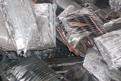 “Radiator recycling systems utilized by Engineered Recycling Systems — advanced processing line designed for efficient recovery of copper and aluminum from automotive and industrial radiators, featuring shredding, granulation, and dry separation technolog