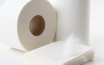 Industrial dust collection system designed for hygiene and tissue converting lines, supporting OSHA compliance, fire risk reduction, and clean air performance in high-speed production environments.