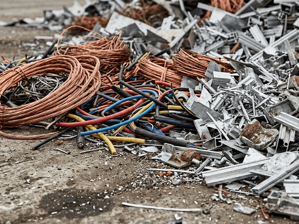 Engineered Recycling Systems LLC processes real‑world wire, cable, and metal scrap materials for high‑purity recovery.