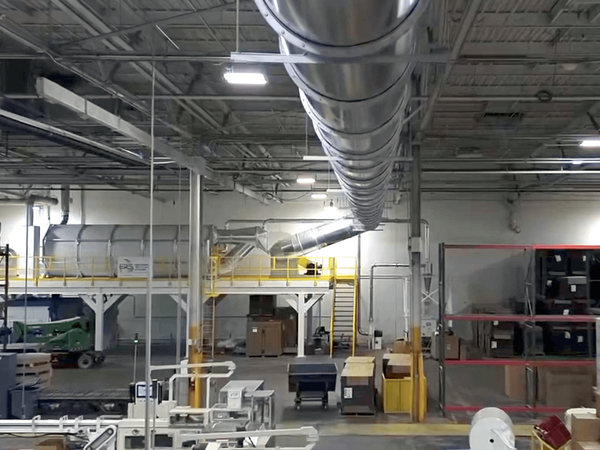 Engineered Recycling Systems highlighting the CCM® OCT Filter System installation in a corrugated production facility as part of the latest ERS industrial project news