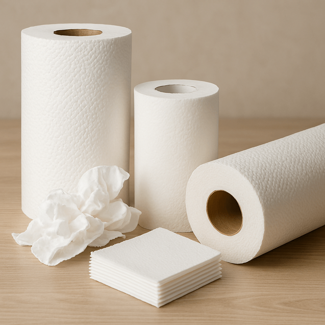 ERS dust collection systems for kitchen roll, paper towels, and tissue manufacturing improve air quality, safety, and production efficiency.