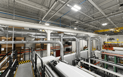 High‑speed converting line challenges with rising trim load and dust volume — Engineered Recycling Systems — engineeredrecycling.com — 5010 McDougall Dr. SW Atlanta GA 30336.
