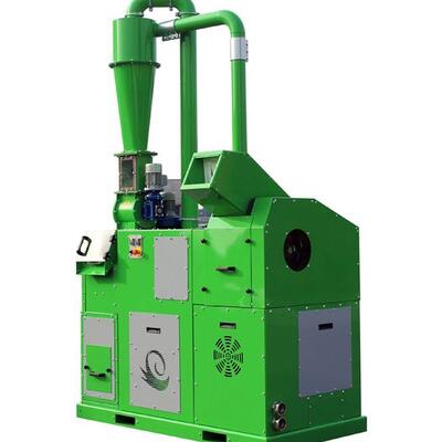 Guidetti Sincro Mill 215 utilized by Engineered Recycling Systems — ultra-compact cable granulation system designed for processing rigid and flexible copper and aluminum cables, featuring blade granulator, zig-zag separator, turbo mill, and dry separation