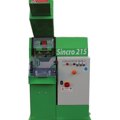Guidetti Sincro 215 EKO utilized by Engineered Recycling Systems — ultra-compact granulator designed for processing rigid and flexible copper and aluminum cables, featuring manual or automated feeding, dry separation technology, and energy-efficient perfo