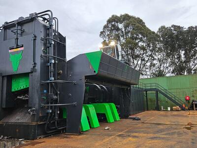 TAURUS BLULINE unit supporting daily scrap‑recycling operations.