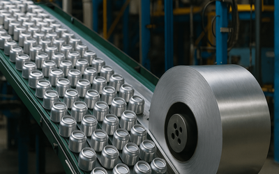 Integrated scrap and dust collection system for high-speed aluminum container production