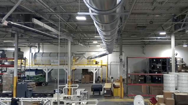 Engineered Recycling Systems highlighting the CCM® OCT Filter System installation in a corrugated production facility as part of the latest ERS industrial project news