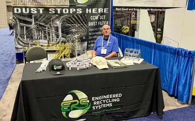 Team from Engineered Recycling Systems welcomes visitors at CorrExpo 2025 Booth 743, showcasing industrial dust collection and trim removal innovations for the corrugated packaging industry.