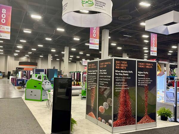 Engineered Recycling Systems booth at ReMA 2026 in Las Vegas