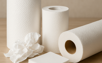 ERS dust collection systems for kitchen roll, paper towels, and tissue manufacturing improve air quality, safety, and production efficiency.