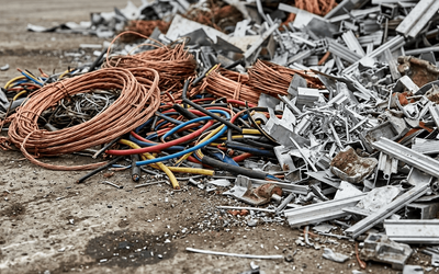 Engineered Recycling Systems LLC processes real‑world wire, cable, and metal scrap materials for high‑purity recovery.