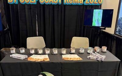 ERS Engineered Recycling Systems LLC thanking visitors at the Gulf Coast ReMa 2026 event while highlighting copper wire and cable recovery technology.