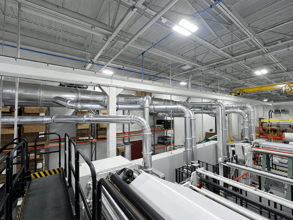 Engineered Recycling Systems providing a dust control solution for modern high‑speed tissue converting environments