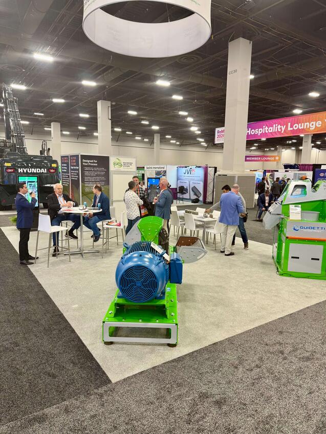 Engineered Recycling Systems (ERS) presenting high‑purity recovery and material‑liberation technologies at ReMa 2026, featuring the Robi 71 and Turbo Mill 625/4 on display at Booth 833