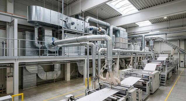 Engineered Recycling Systems LLC provides engineered trim, dust, and scrap collection solutions that support clean, stable, and efficient operation in modern converting environments.