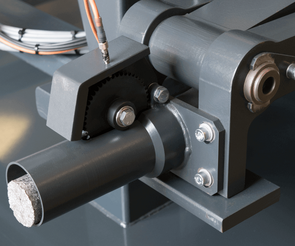 WEIMA briquetter integrated by ERS — compacting system for metal chips, wood dust, and biomass using high-pressure matrix or clamp technology to form dense, transport-ready briquettes”