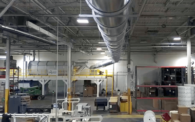 Engineered Recycling Systems highlighting the CCM® OCT Filter System installation in a corrugated production facility as part of the latest ERS industrial project news
