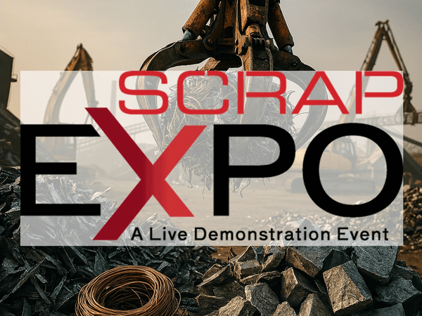 Engineered Recycling Systems at Scrap Expo 2025 in Louisville, KY, highlighting industrial scrap processing and advanced metal recovery technologies