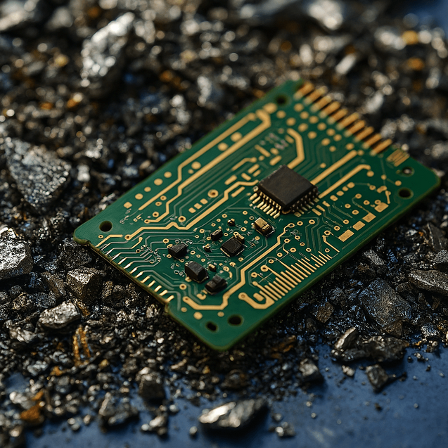 Engineered Recycling Systems designs custom e-scrap recovery solutions that extract rare materials from PCB boards with precision and safety.