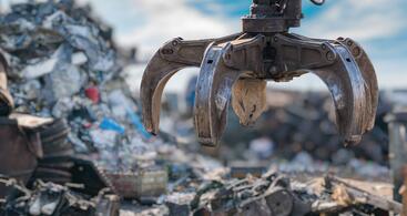 “ERS metal scrap recycling system — engineered solution for processing ferrous and non-ferrous metals including copper, aluminum, and steel, featuring shredders, separators, and dust control for high-efficiency recovery