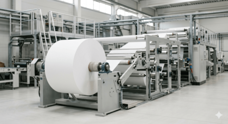 Engineered Recycling Systems LLC supports cleaner operation and improved uptime by capturing dust at key points on a tissue converting line.