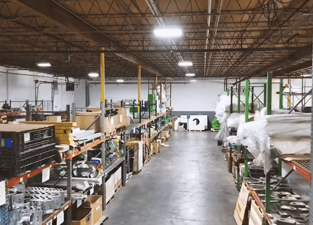 Engineered Recycling Systems Ensures Reliable Parts Availability with Fully Stocked Warehouse
