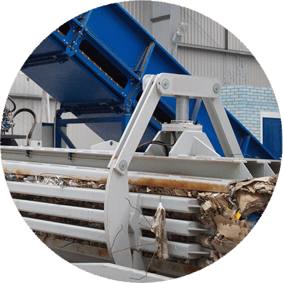 Engineered Recycling Systems baling equipment — versatile solutions for compacting metals, paper, and industrial scrap into manageable bales with high-efficiency throughput and customizable configurations