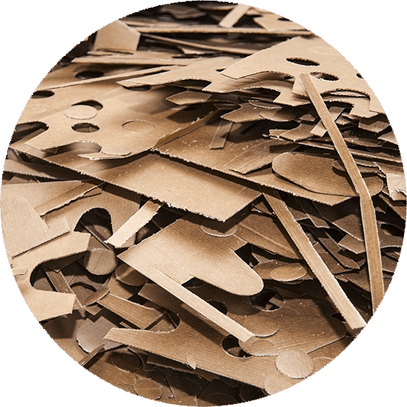 Engineered Recycling Systems trim removal equipment — integrated scrap handling and dust collection system designed for high-speed paper converting and corrugated packaging operations